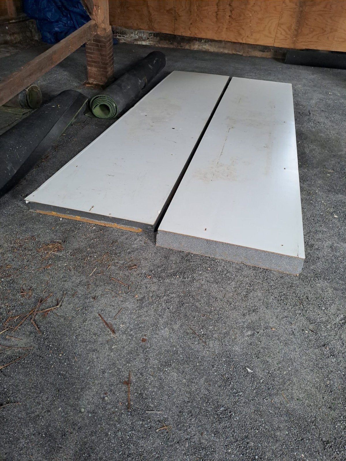 Unidek dakplaten, Ophalen, Gebruikt, Hardschuim (Pir), 15 m² of meer