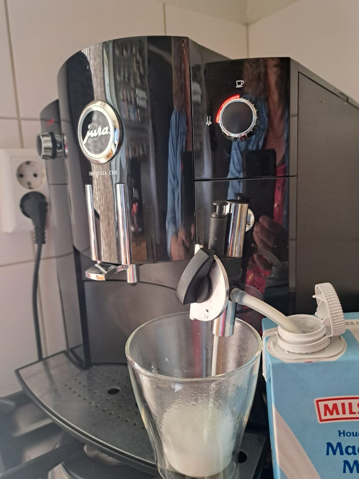 Jura Impressa C60 ZGAN., Ophalen of Verzenden, Zo goed als nieuw, Espresso apparaat