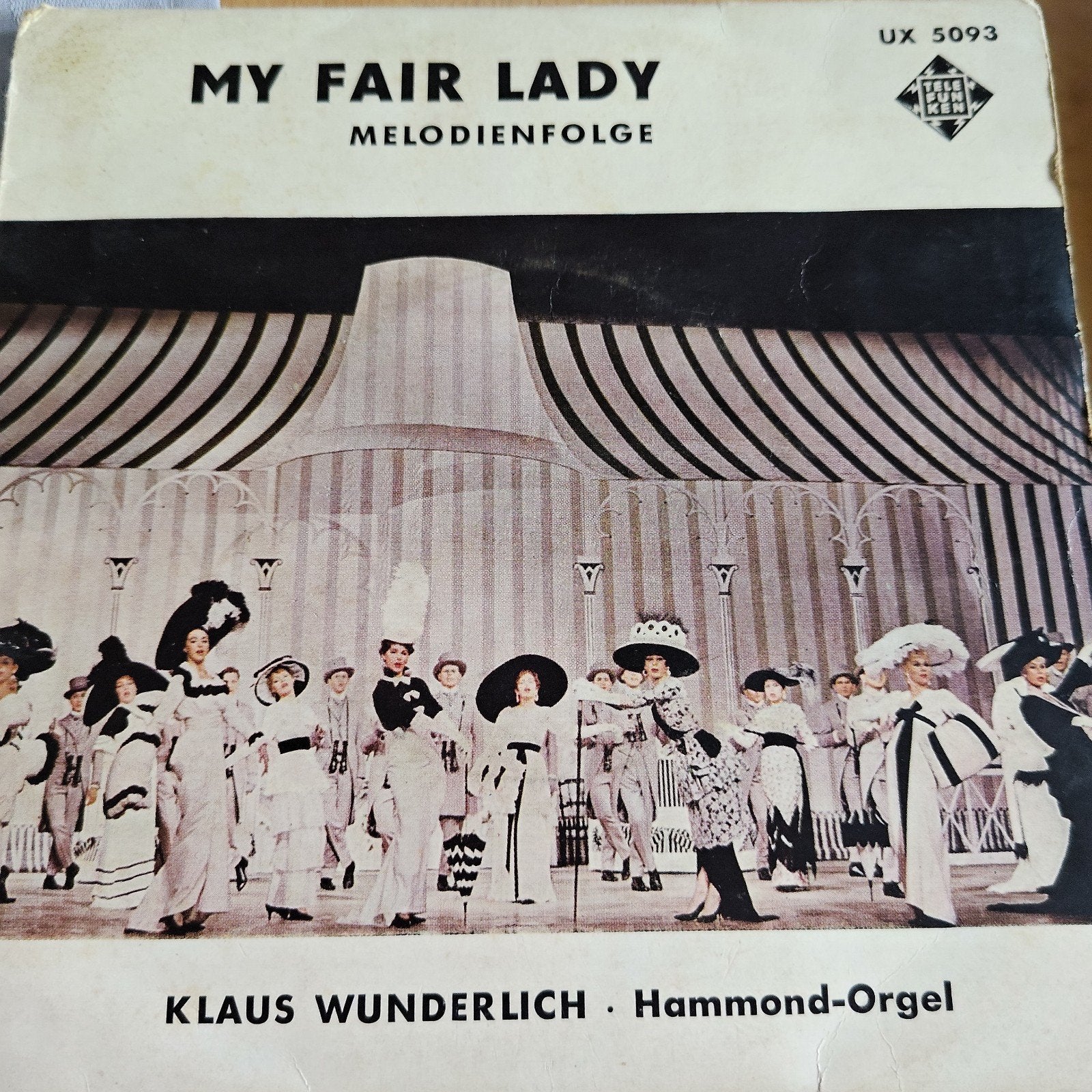 My Fair Lady - Melodienfolge  Klaus Wunderlich Hammond-Orge, Gebruikt, Filmmuziek en Soundtracks, 7 inch, Ophalen of Verzenden