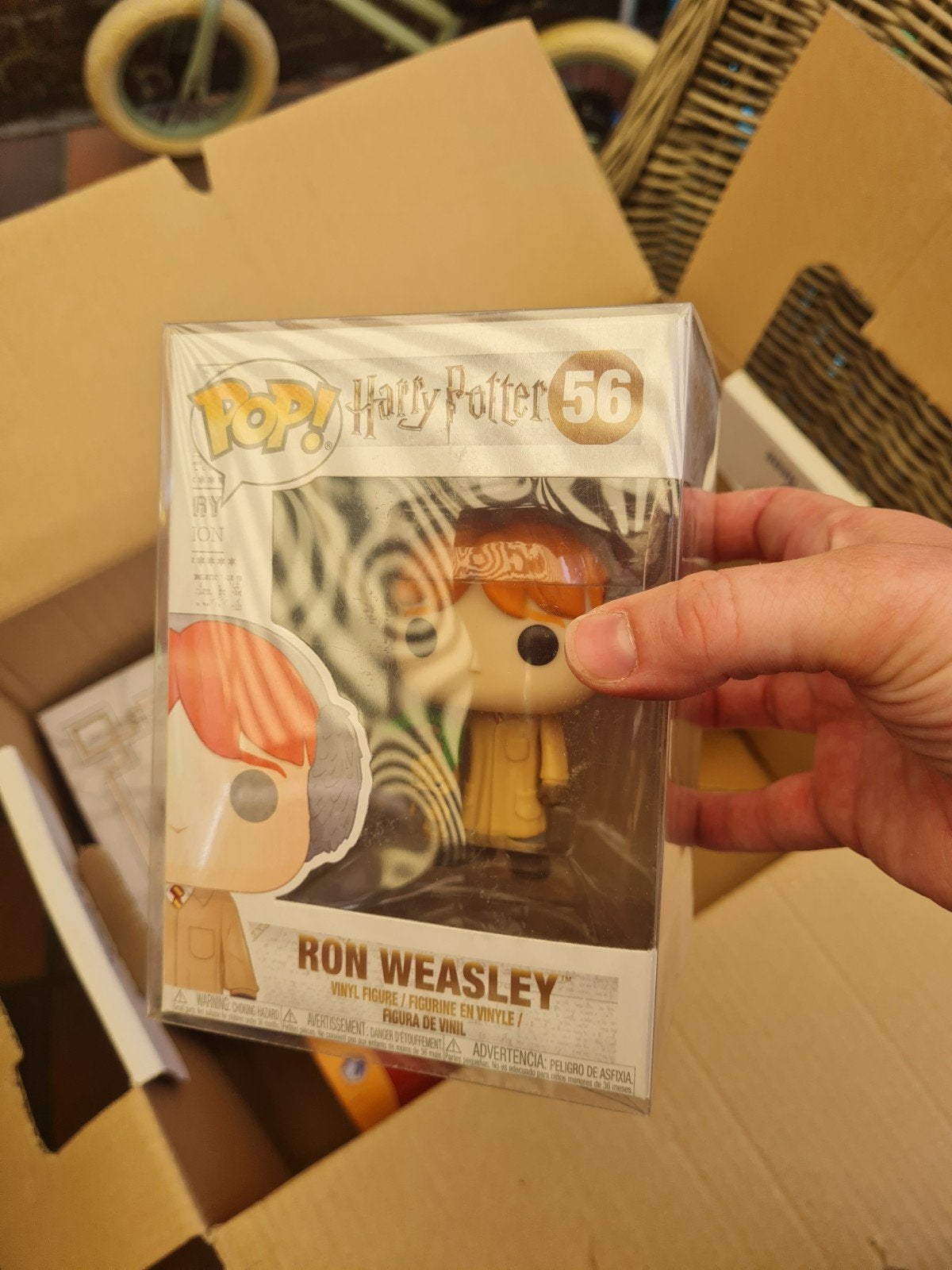 Ron Weasley Funko Pop Misdruk - Zeldzaam Zonder Zwarte Inkt, Verzamelen, Poppetjes en Figuurtjes, Zo goed als nieuw, Ophalen of Verzenden