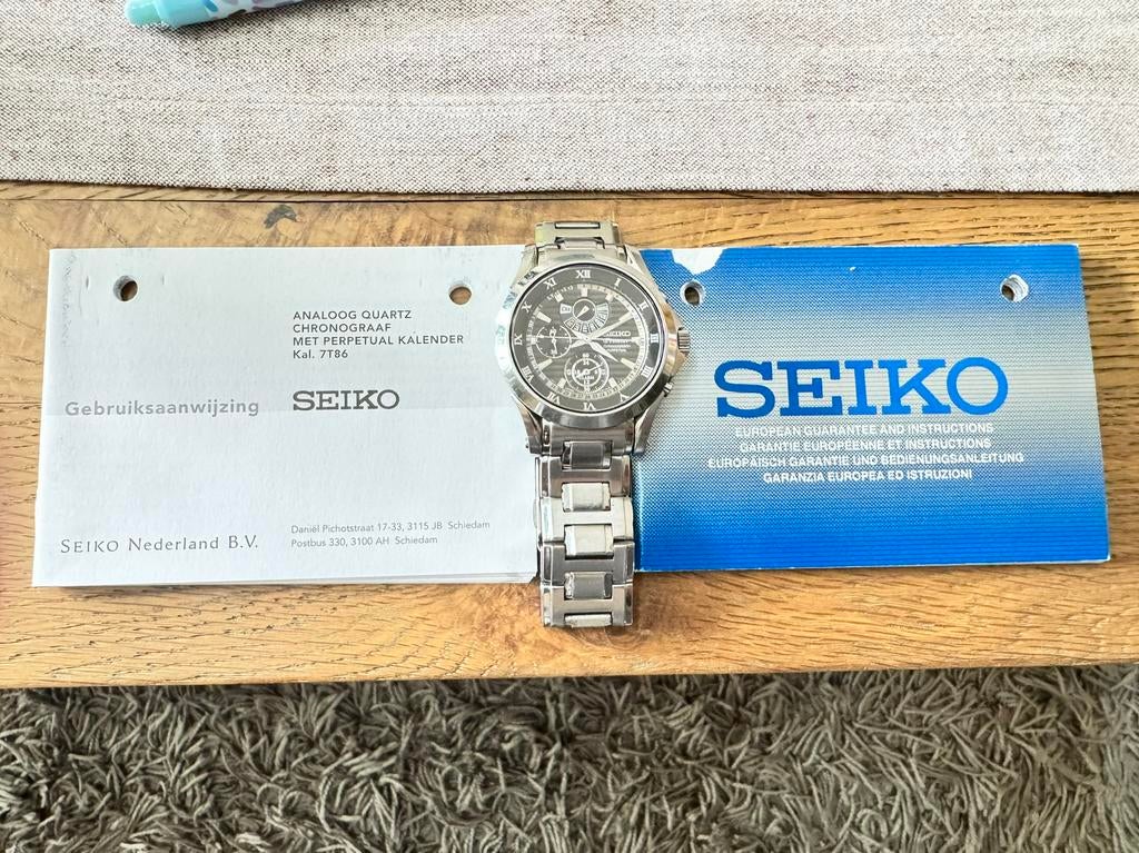 Seiko chronograaf Oyster Perpetual, Ophalen, Gebruikt, Staal, Polshorloge