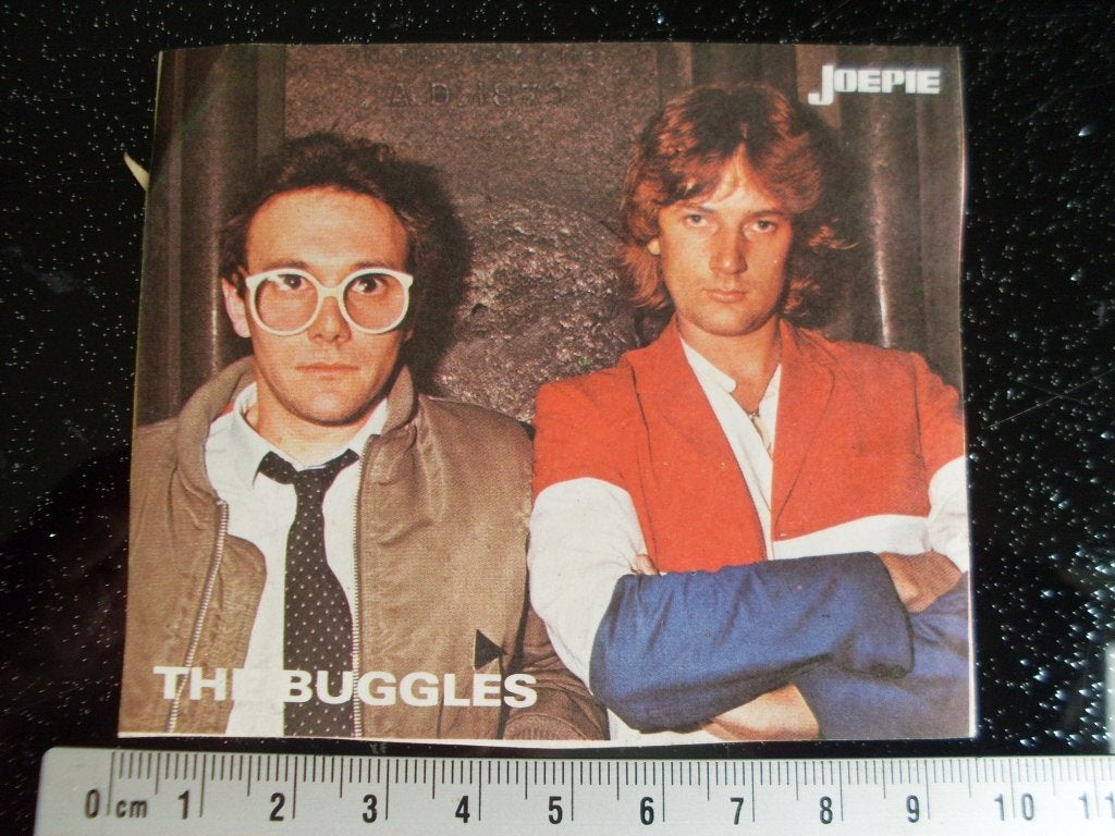 sticker The Buggles Joepie, Verzenden, Zo goed als nieuw, Film, Tv of Omroep