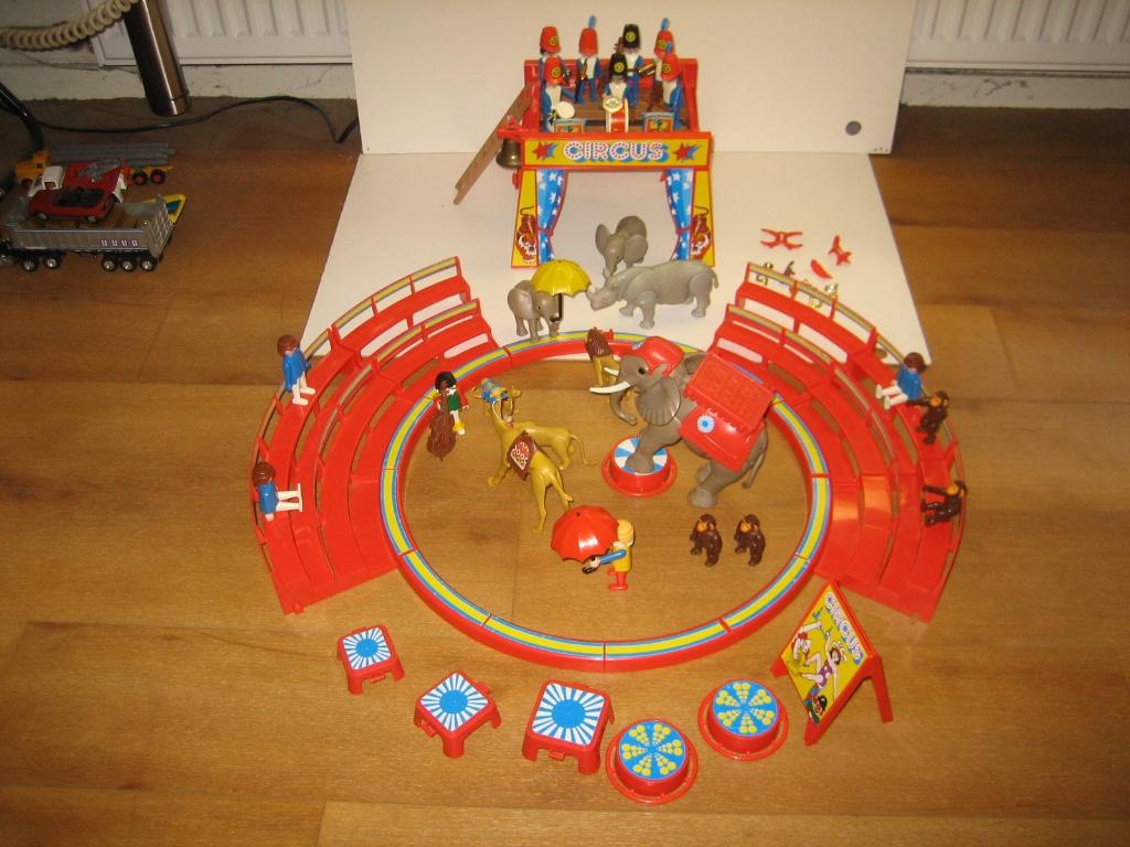 Playmobil 3553 circus ROOD met extra dieren, Ophalen of Verzenden, Zo goed als nieuw, Complete set