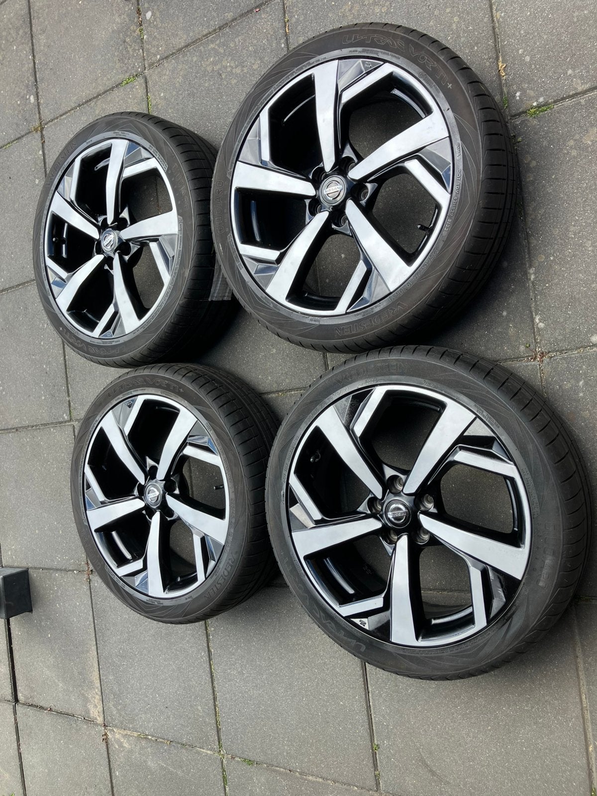 19 inch Nissan Qashqai velgen met zgan banden, Auto-onderdelen, Banden en Velgen, Banden en Velgen, Zomerbanden, 19 inch, 225 mm