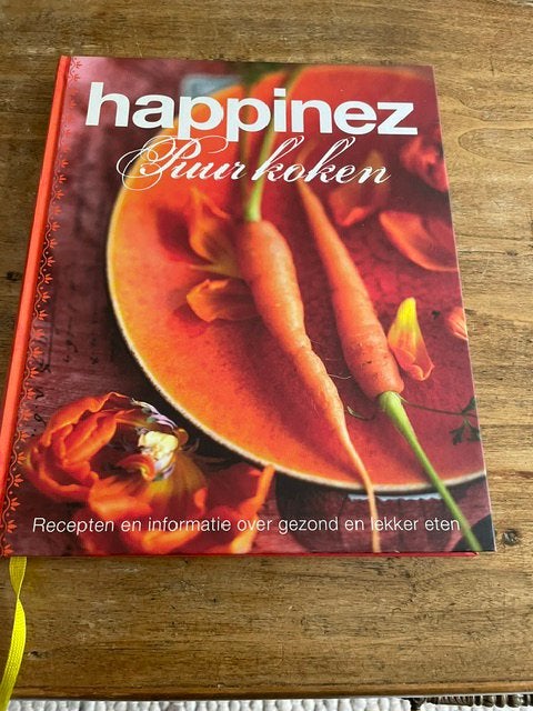 BOEK HAPPINEZ PUUR KOKEN, Ophalen of Verzenden, Nieuw, Gezond koken