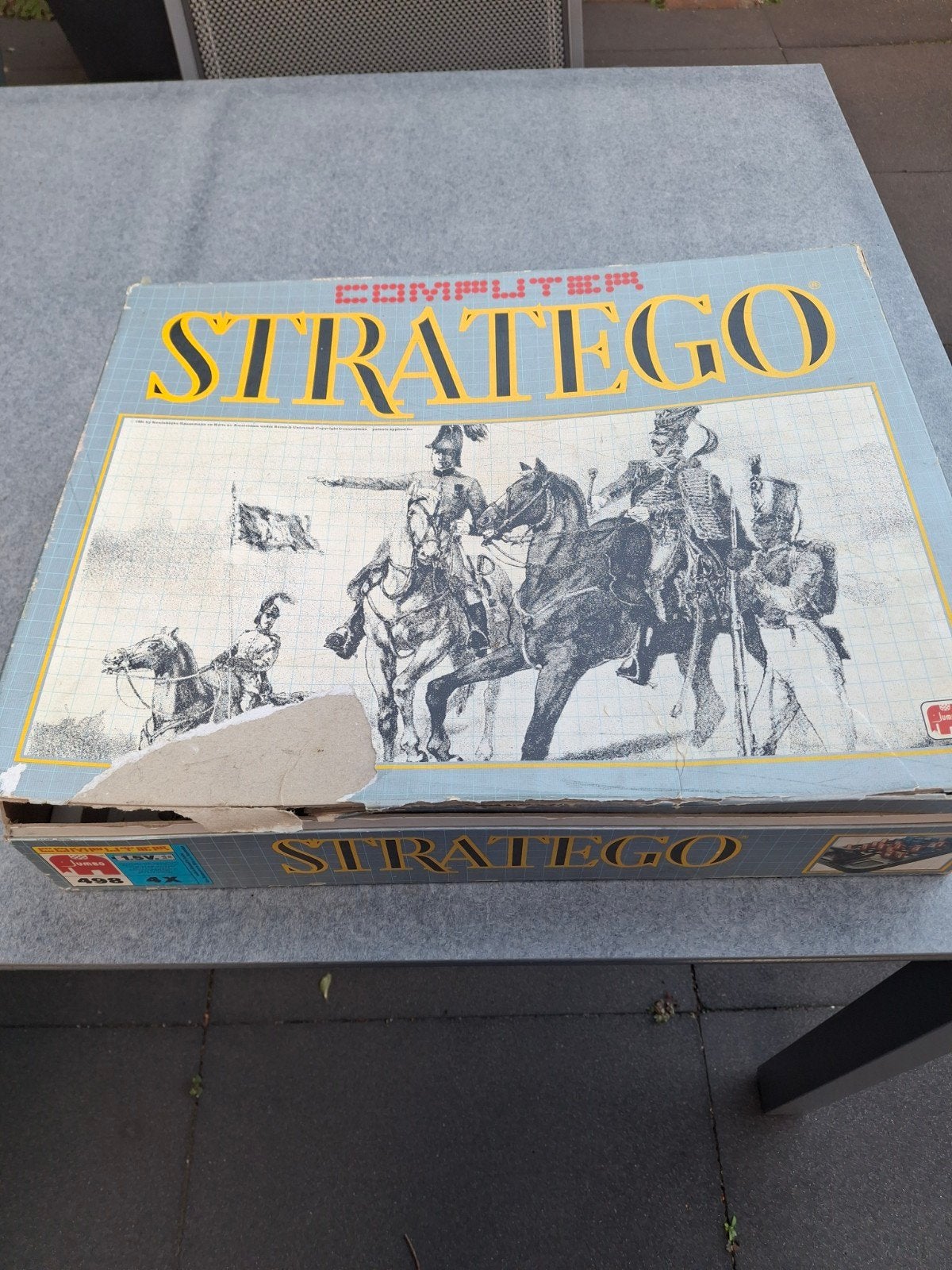 Vintage Computer Stratego Bordspel - Klassiek Strategie, Een of twee spelers, Ophalen of Verzenden, Gebruikt, MB Spellen