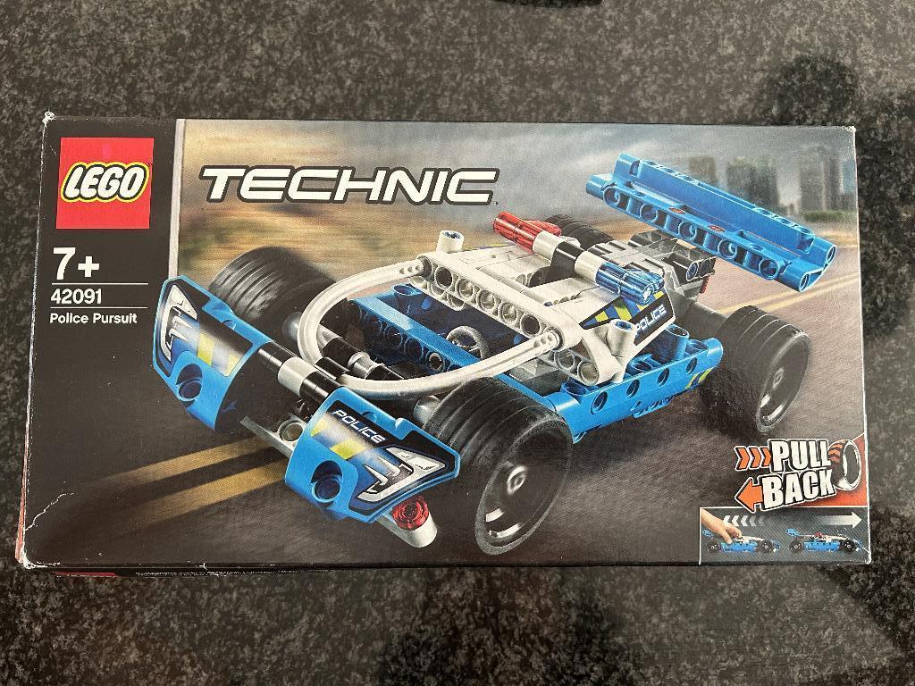 Lego technics 42091 police pursuit, Kinderen en Baby's, Speelgoed | Duplo en Lego, Ophalen of Verzenden, Zo goed als nieuw, Complete set