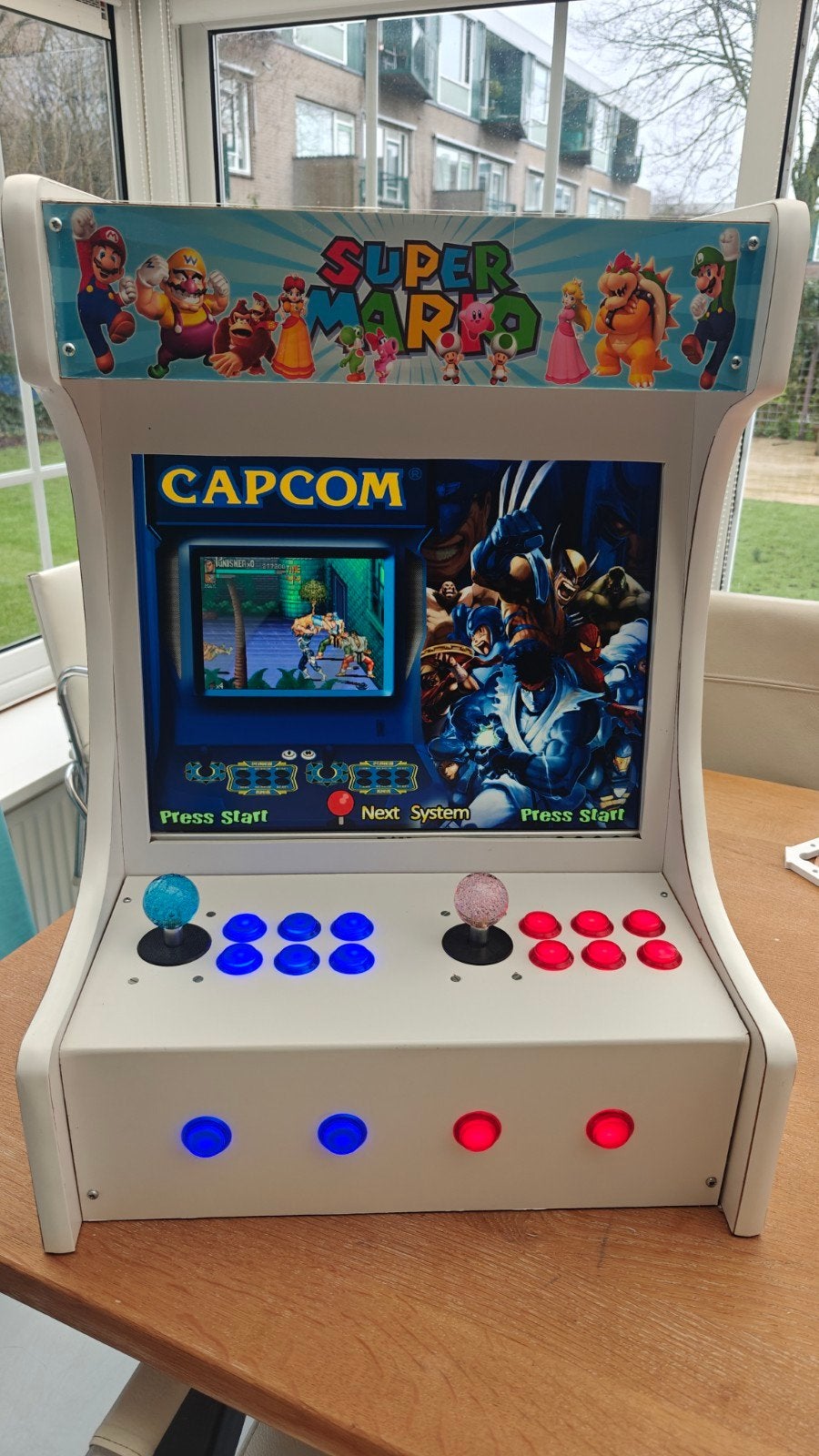 Bartop arcadekast met hyperspin, Ophalen of Verzenden