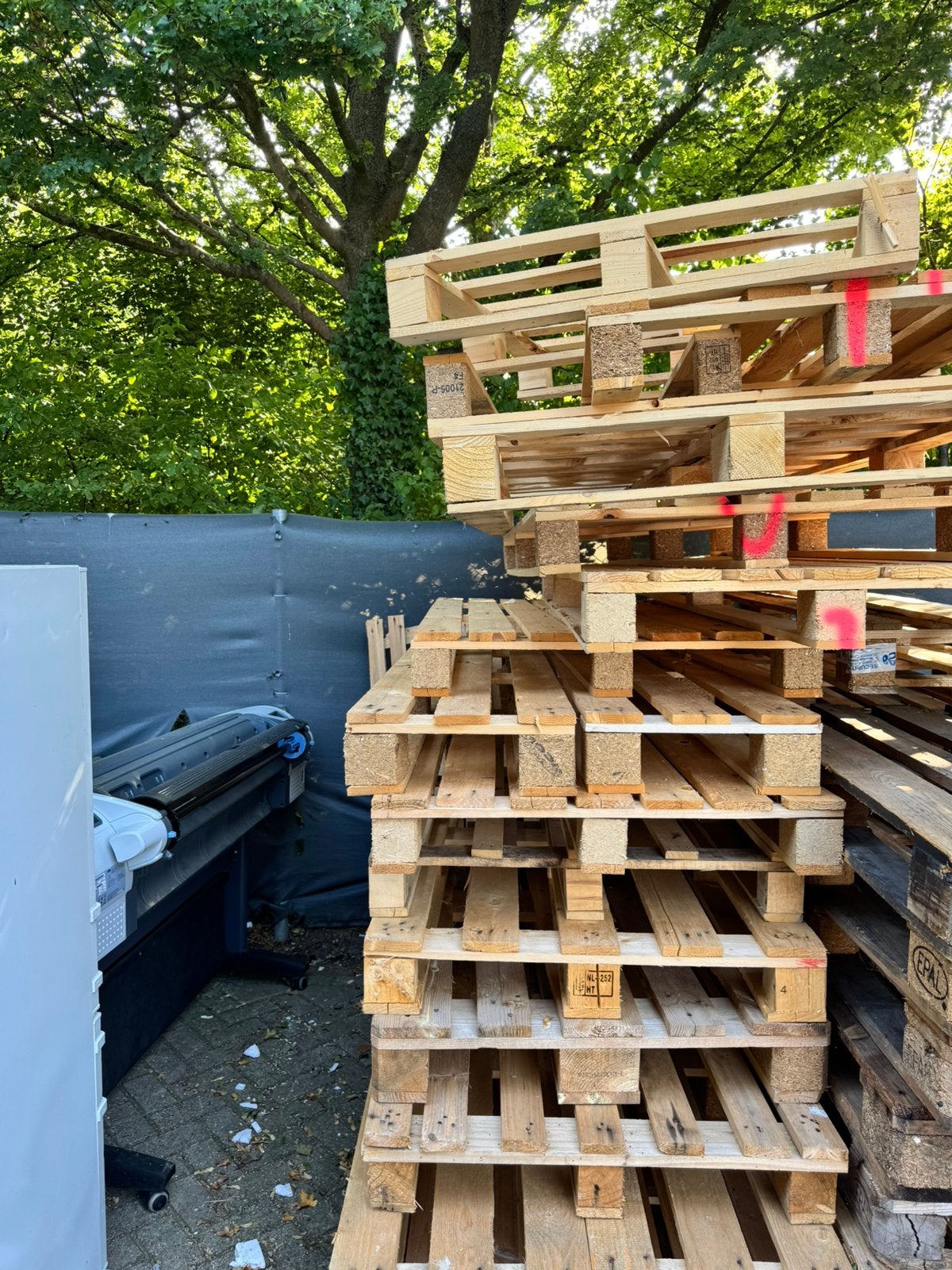 Pallets voor de kachel/ open haard, Ophalen, Overige houtsoorten