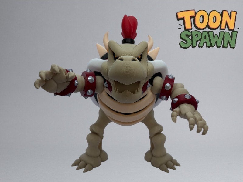 Dry Bowser – 25,5 cm – Super Mario Figuur, Ophalen of Verzenden, Nieuw, Overige typen