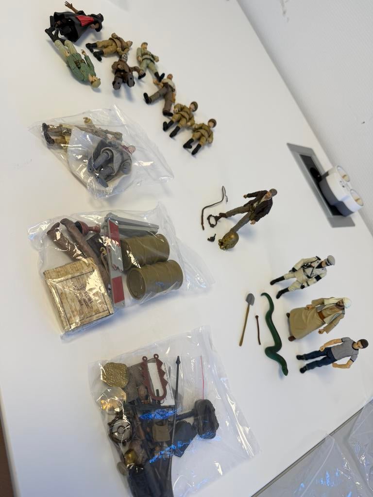 Indiana Jones Hasbro 2008 Figuren grote Partij + Accessoires, Ophalen of Verzenden, Zo goed als nieuw, H, H