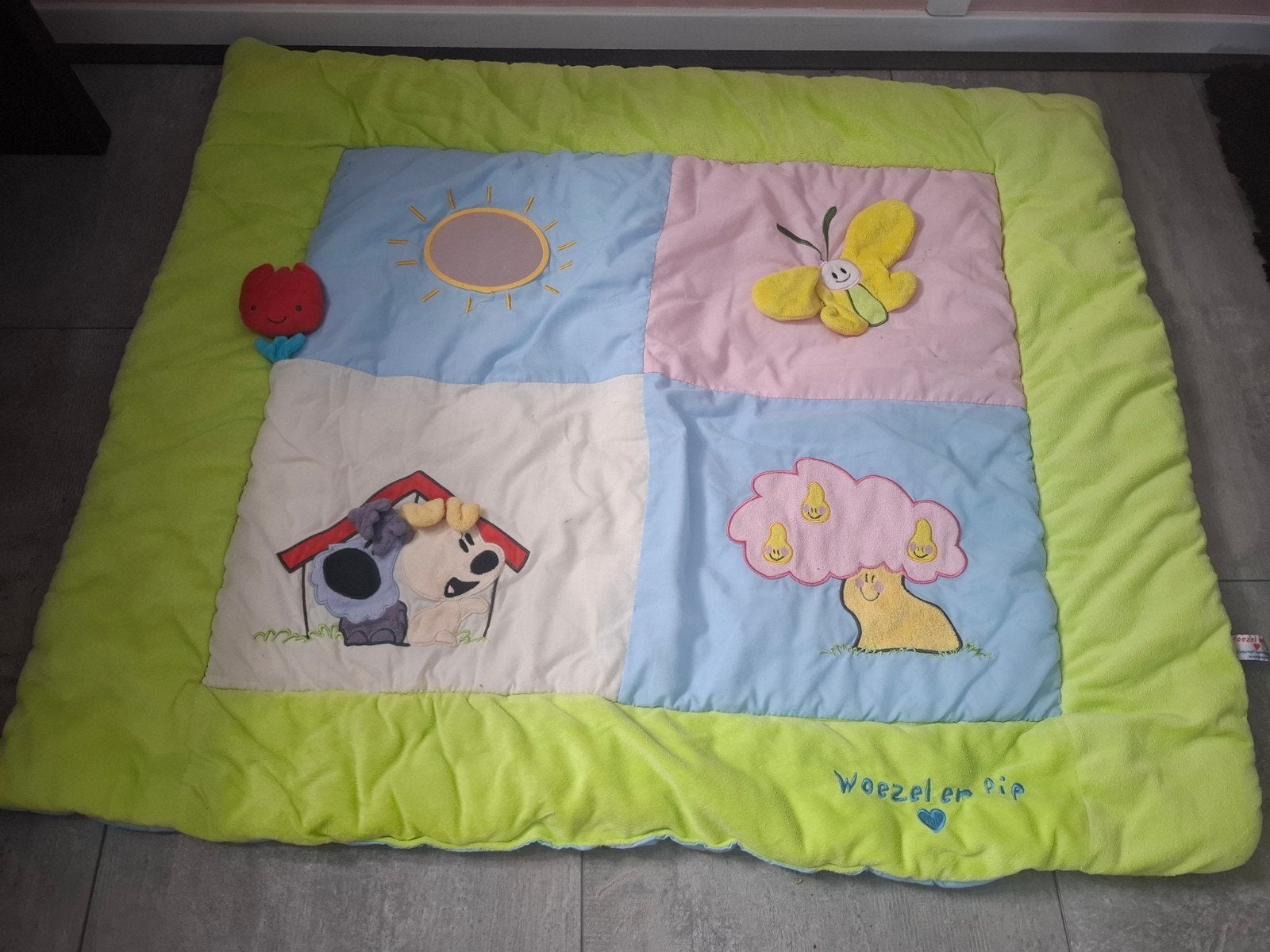 Woezel en Pip boxkleed / speelkleed, 80 bij 95 cm., Ophalen of Verzenden, Gebruikt