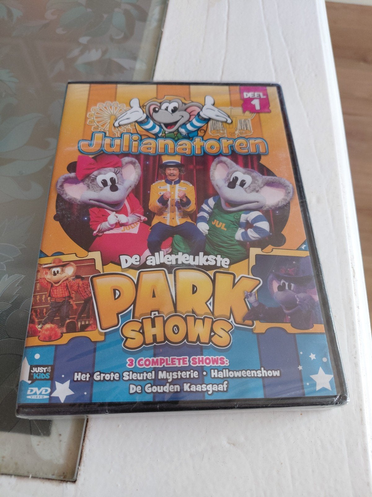 Julianatoren Jul En Julia De Allerleukste Park Shows dvd., Show, Alle leeftijden, Ophalen of Verzenden, Familie