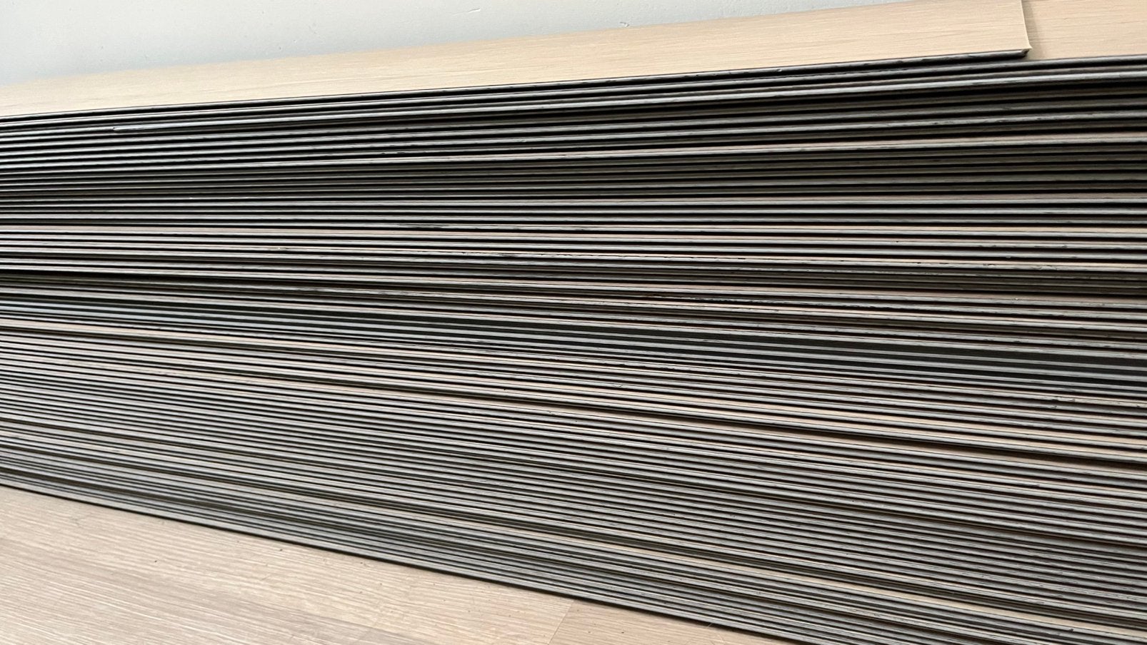 Click PVC vloer Manera beige eiken houtlook (Gamma), Ophalen, Kunststof, 6 meter of meer, Zo goed als nieuw