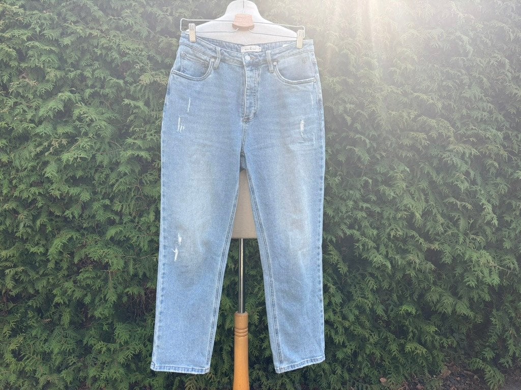 Stoere Cropped Jeans broek Circle of Trust mt 28 (36), Circle of trust, Blauw, Nieuw, Ophalen of Verzenden