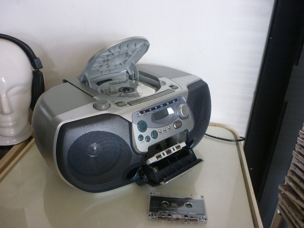 Philips AZ1220 radio FM CD Cassette speler / recorder 1998, Ophalen of Verzenden, Zo goed als nieuw, Overige typen, Met cd-speler
