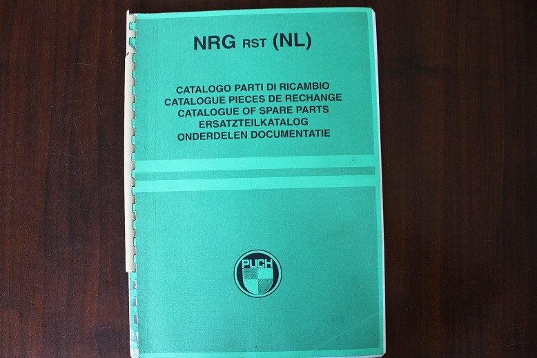 Puch NRG RST 1996 onderdelen boek parts list ersatzteil, Fietsen en Brommers, Ophalen of Verzenden