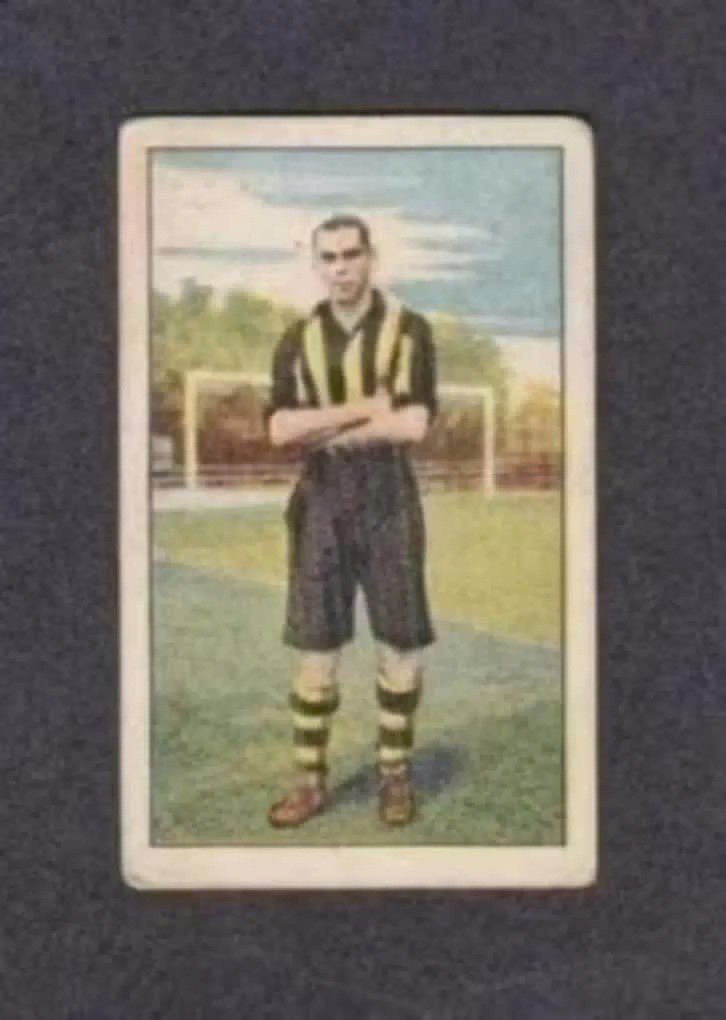 Voetbalplaatje Jhr. W. v.d. Bosch HVV Den Haag (150)., Ophalen of Verzenden, Zo goed als nieuw