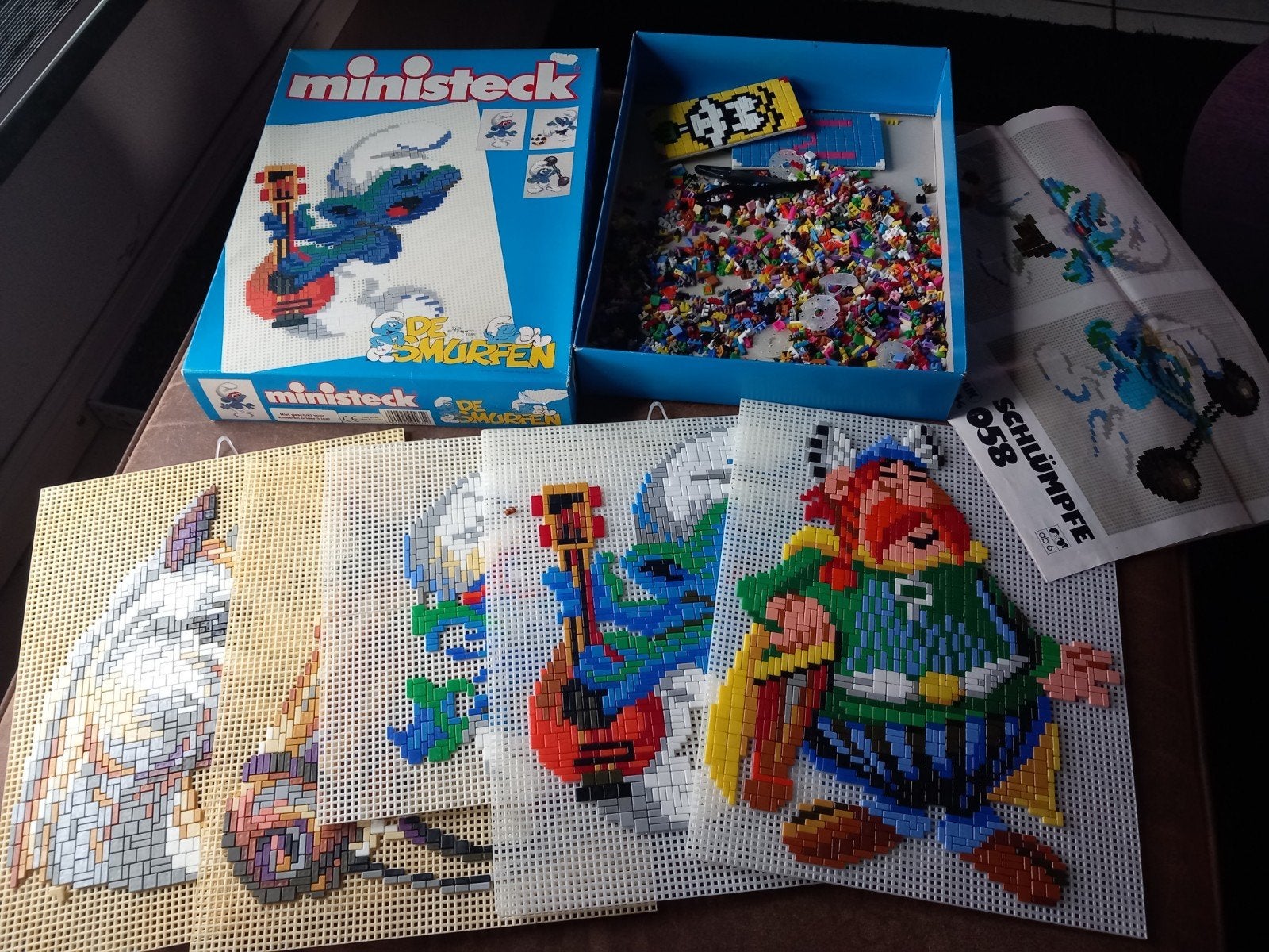 Ministeck De Smurfen en andere figuren, Hobby en Vrije tijd, Gebruikt, Box-set, Onbekend, Ophalen of Verzenden