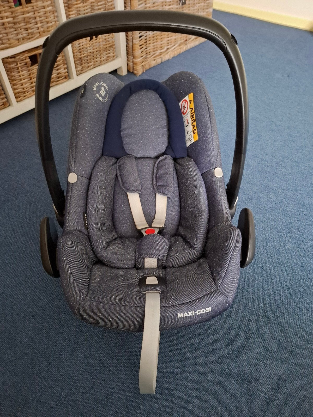 Maxi-Cosi Pebble Pro i-Size Sparkling Blue autostoel, Ophalen of Verzenden, 0 t/m 13 kg, Maxi-Cosi, Autogordel of Isofix