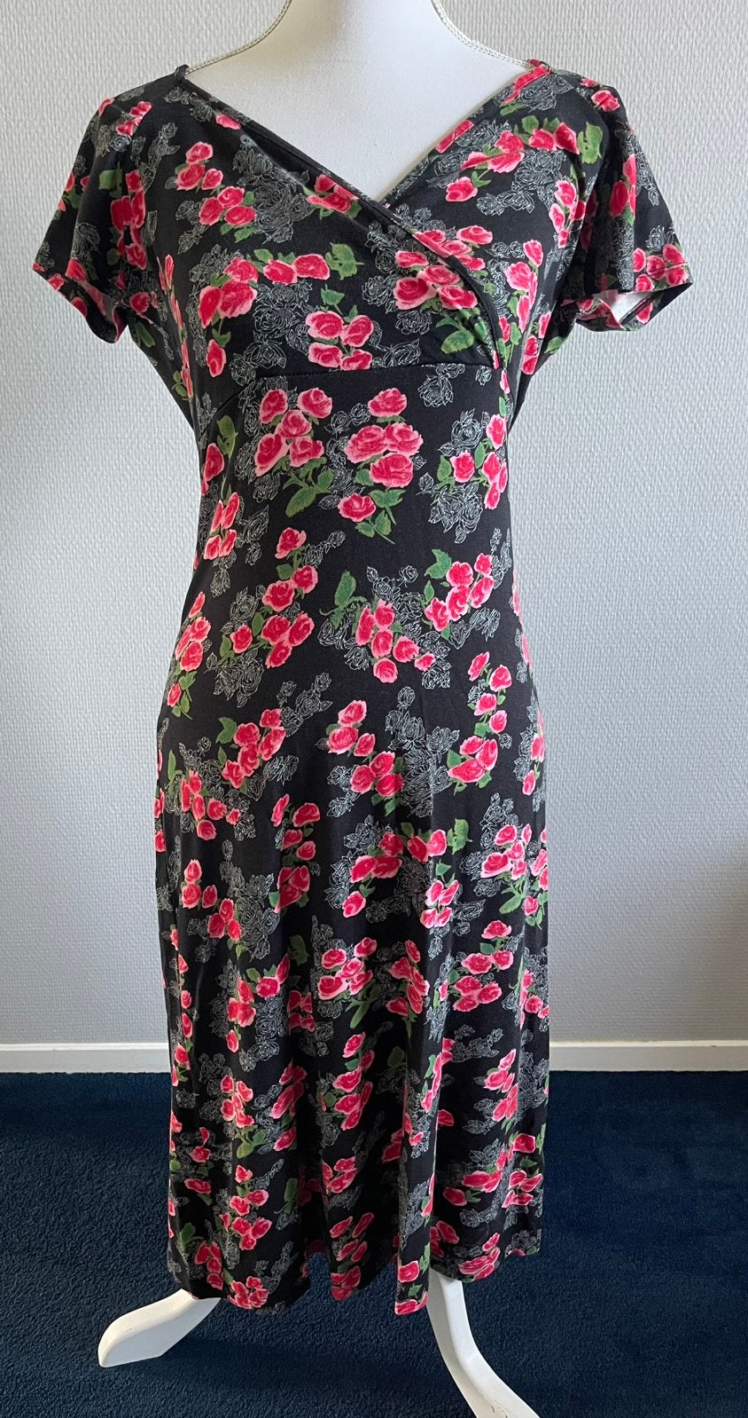 Jurk, merk King Louis, maat L, Kleding | Dames, Jurken, Meerkleurig, Maat 42/44 (L), Ophalen of Verzenden, Knielengte