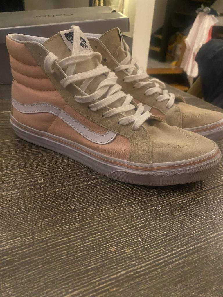 Converse hoge dames sneakers maat 41, Ophalen of Verzenden, Zo goed als nieuw, Roze, Sneakers of Gympen