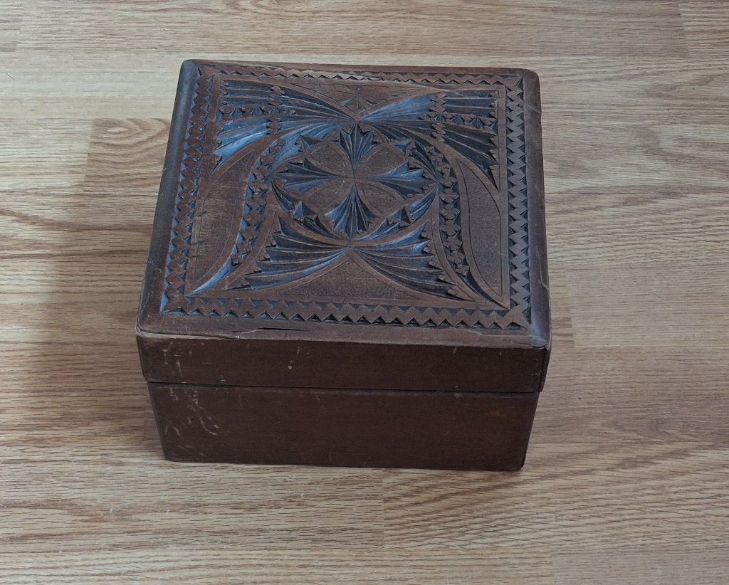 Hout Kistje, Minder dan 50 cm, Gebruikt, Minder dan 50 cm, Ophalen of Verzenden