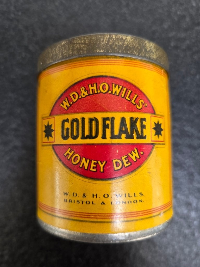 W.D. & H.O. Wills Gold Flake Honey Dew sigarettenblik, Ophalen of Verzenden, Gebruikt, Overige