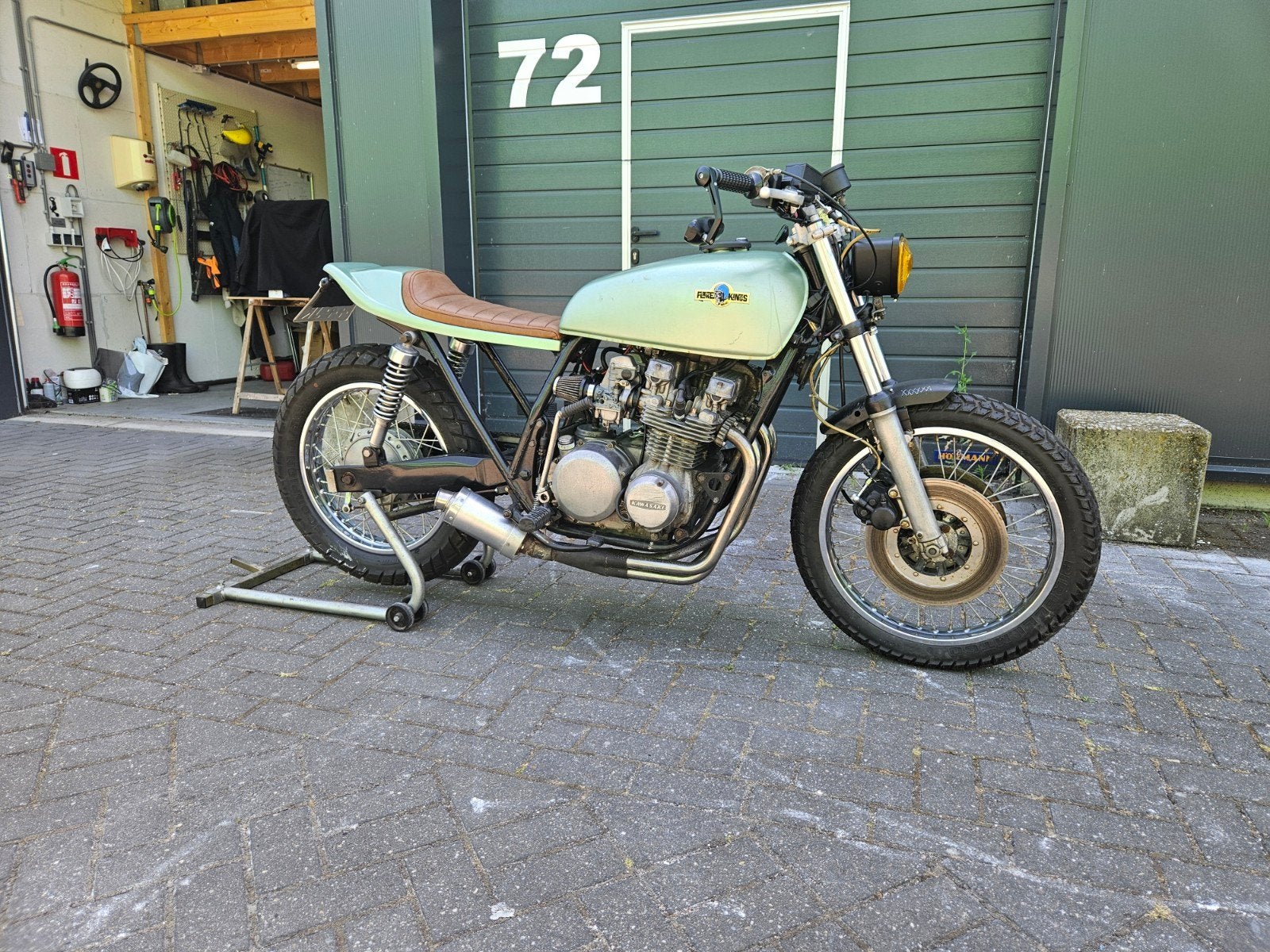 Kawasaki Z650 1978 scrambler / dirttracker, 4 cilinders, Motorrijbewijs A, Gebruikt, Particulier