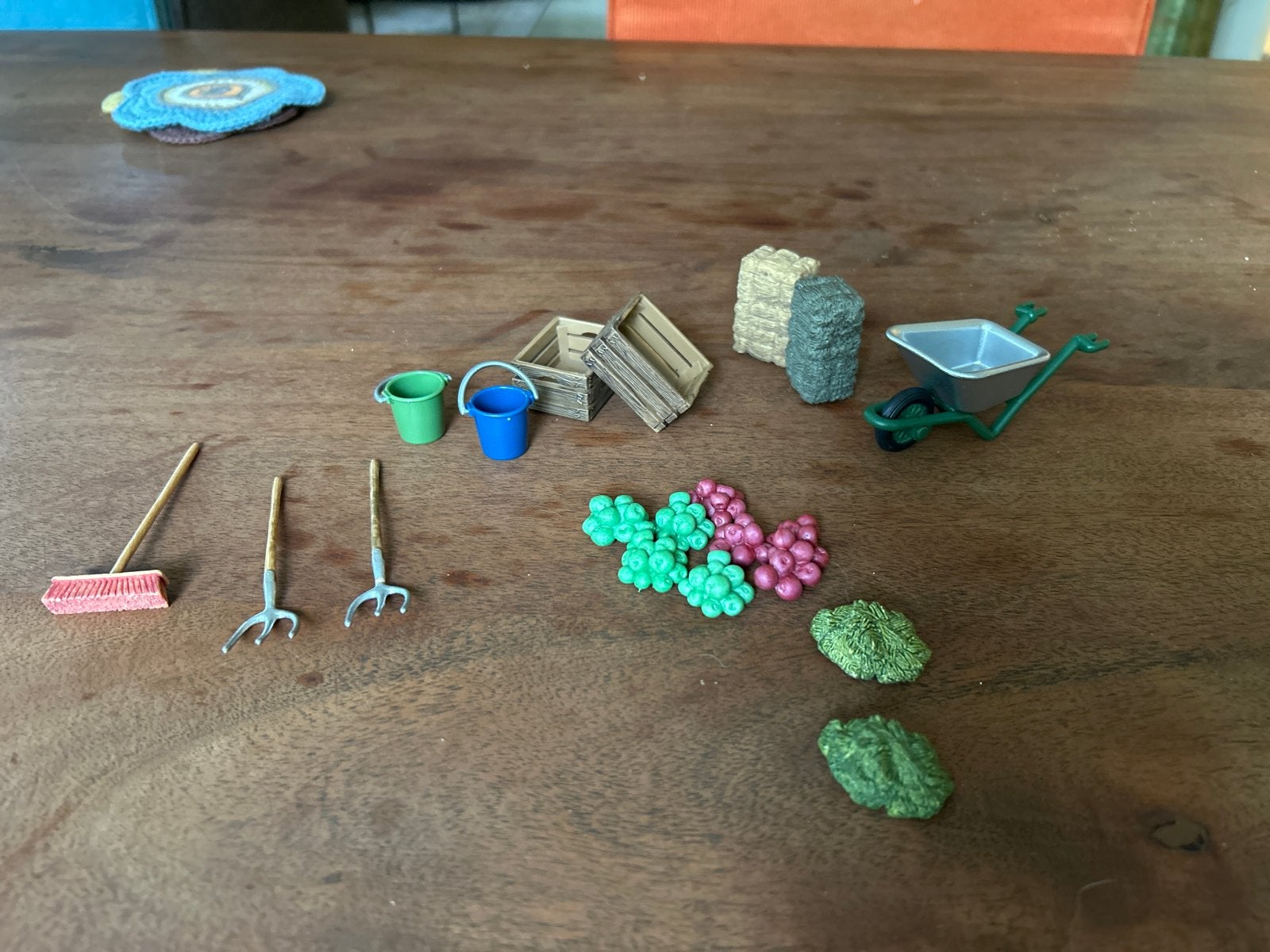 Schleich Boerderij Accessoires Set - Miniatuur Speelgoed, Ophalen of Verzenden, Gebruikt, Jongen of Meisje
