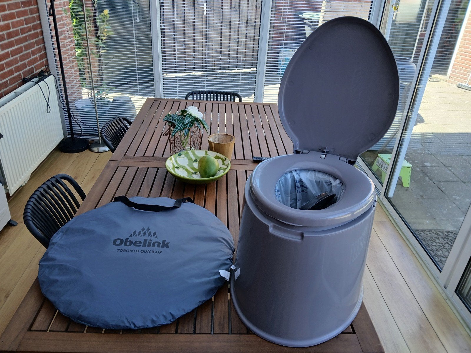 Pop-up tent met toilet - ideaal voor daktent & kamperen, Ophalen of Verzenden