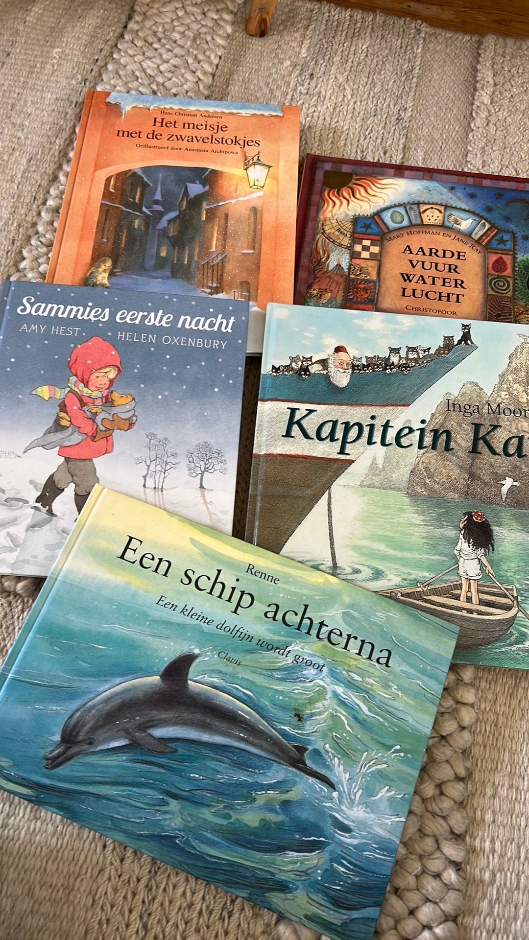 5 x Christofoor & Renne Jane Ray Inga Moore Oxenbury, Ophalen of Verzenden, Gelezen, Prentenboek