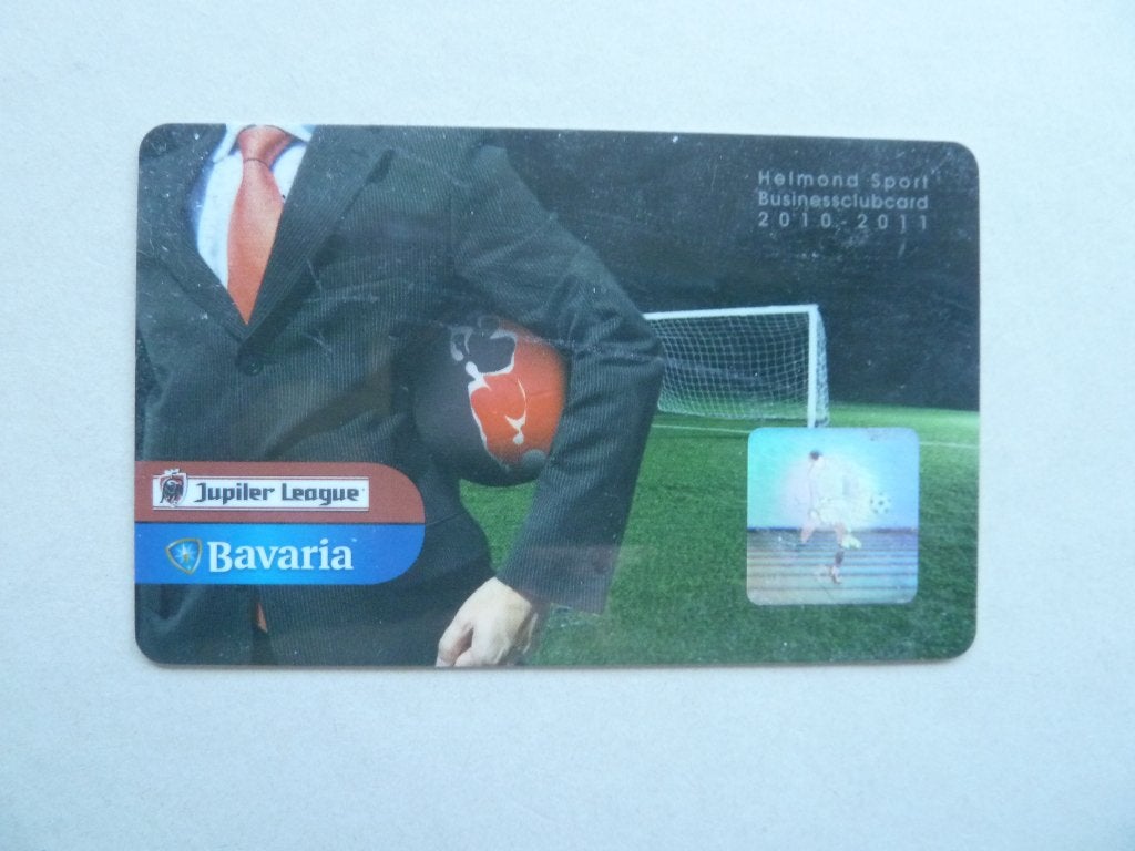 Businessclubcard.Helmond Sport. 2010/2011. Bruin ongelopen, Ophalen of Verzenden, Zo goed als nieuw, Overige binnenlandse clubs