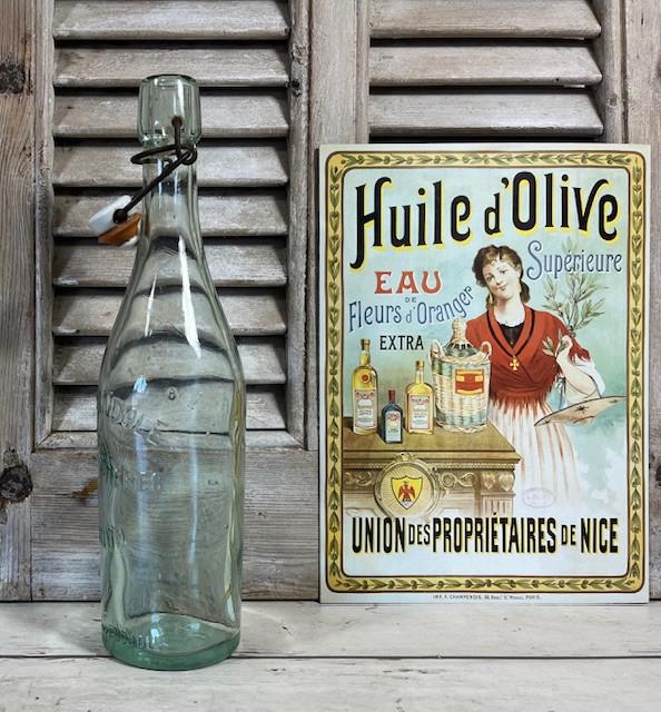 Vintage Franse beugeldop fles La Farandole uit Avignon, Antiek en Kunst, Ophalen of Verzenden