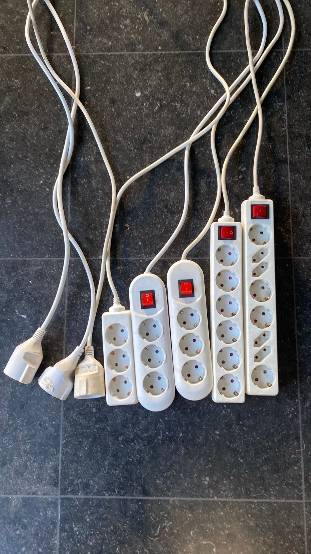 Diversen elektra kabels (inclusief tas), Ophalen of Verzenden, Gebruikt, Kabel of Snoer
