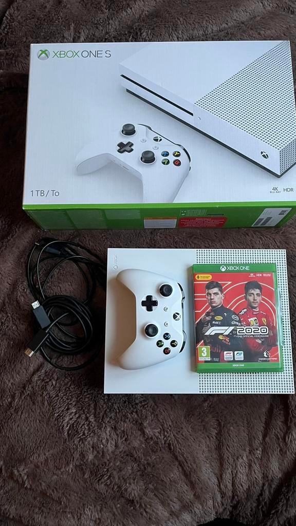 Xbox One S 1TB + F1 2020, Ophalen, Met games, Xbox One S, Zo goed als nieuw