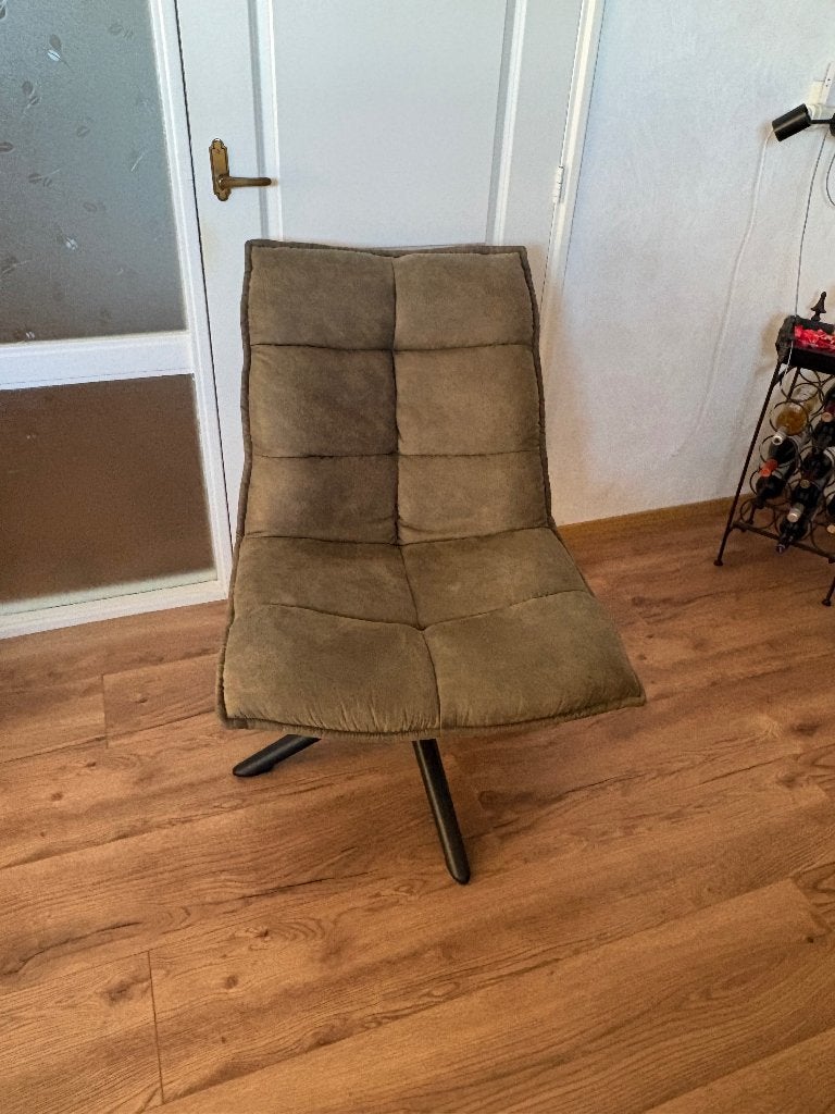 Draaistoel relax groen, Ophalen, Overige materialen, Minder dan 75 cm, Zo goed als nieuw