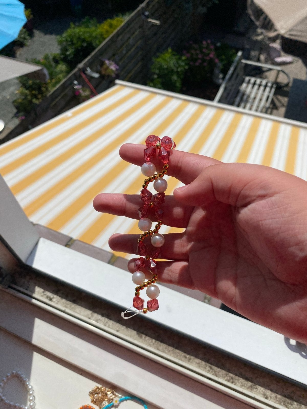 Handgemaakte Armbanden Set - Diverse Stijlen en Kleuren, Overige materialen, Ophalen of Verzenden, Zo goed als nieuw, Roze