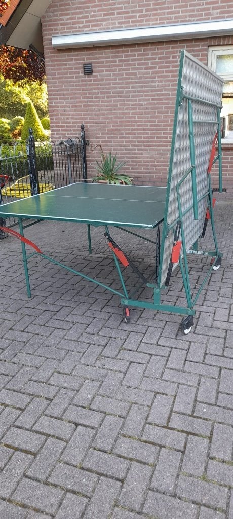 Kettler tafeltennistafel, Ophalen, Gebruikt, Tafel Indoor, Verrijdbaar