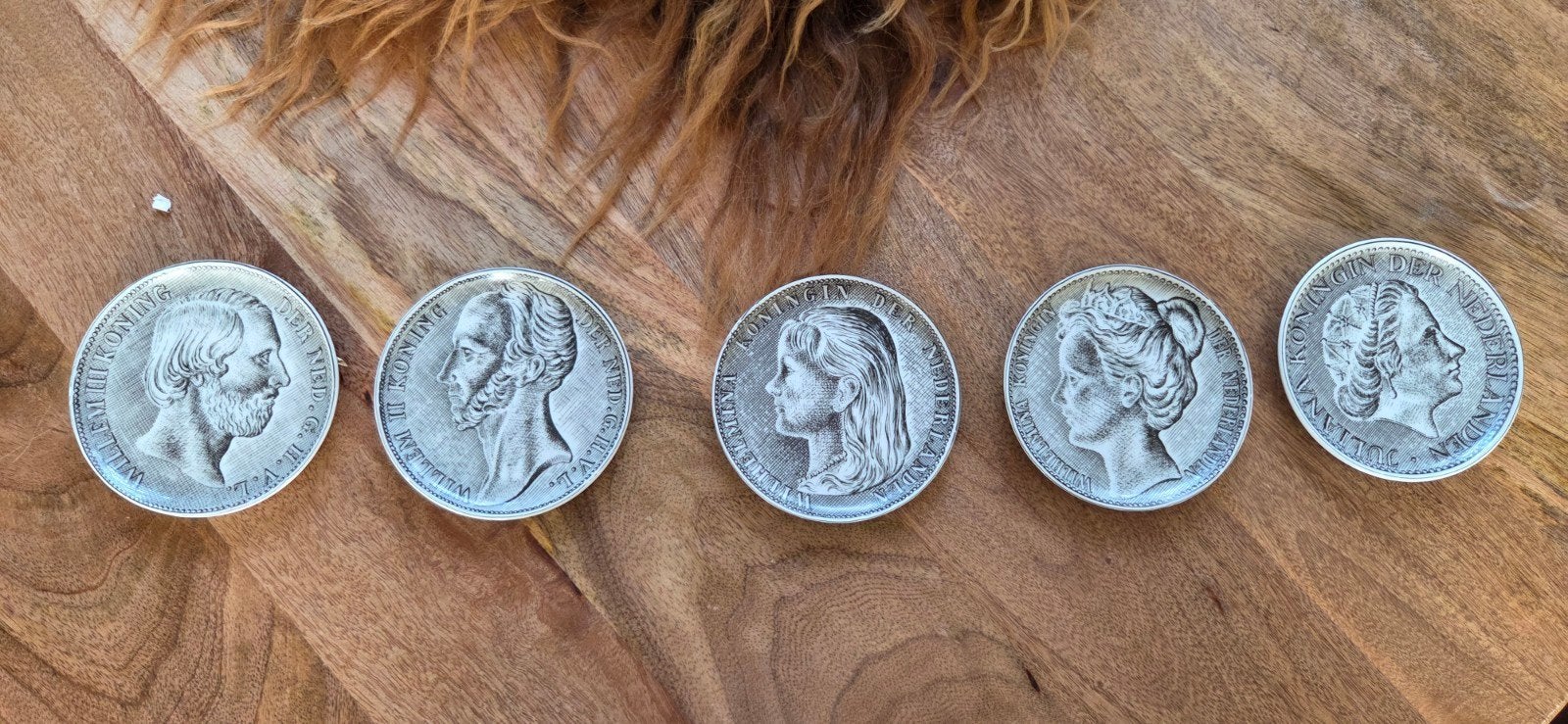 Nederlandse Tegeltjes met Muntafbeeldingen, Antiek en Kunst, Antiek | Wandborden en Tegels, Ophalen of Verzenden