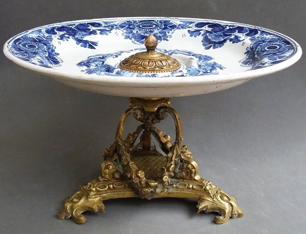 Omstreeks 1775 - 1825 Opdien Serveer Schaal TAZZA Model Bord, Ophalen of Verzenden