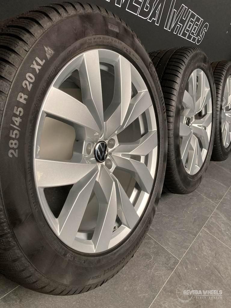 20'' originele Volkswagen Touareq II velgen + winterbanden, Auto-onderdelen, Banden en Velgen, Gebruikt, -, 285 mm, -