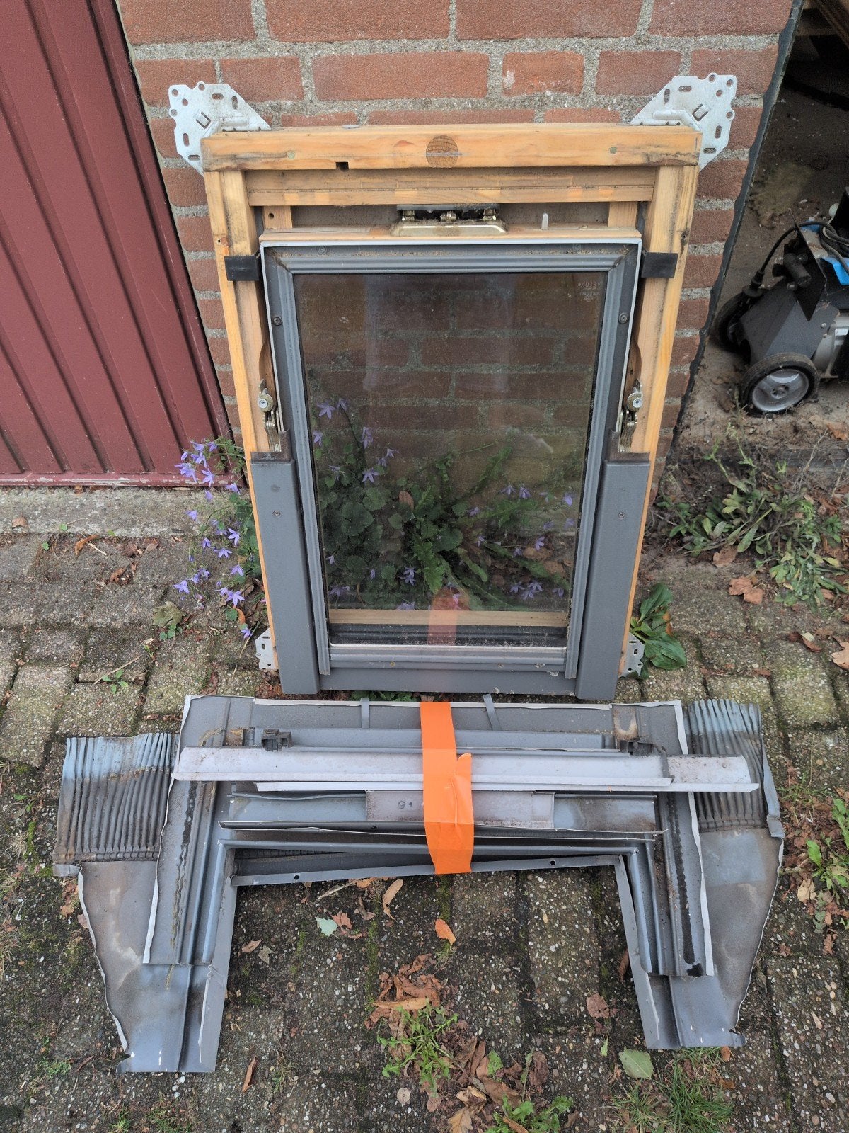 Gebruikt Velux Dakraam GGL C02 met gootstukken, Ophalen, Gebruikt, Minder dan 80 cm, Minder dan 80 cm