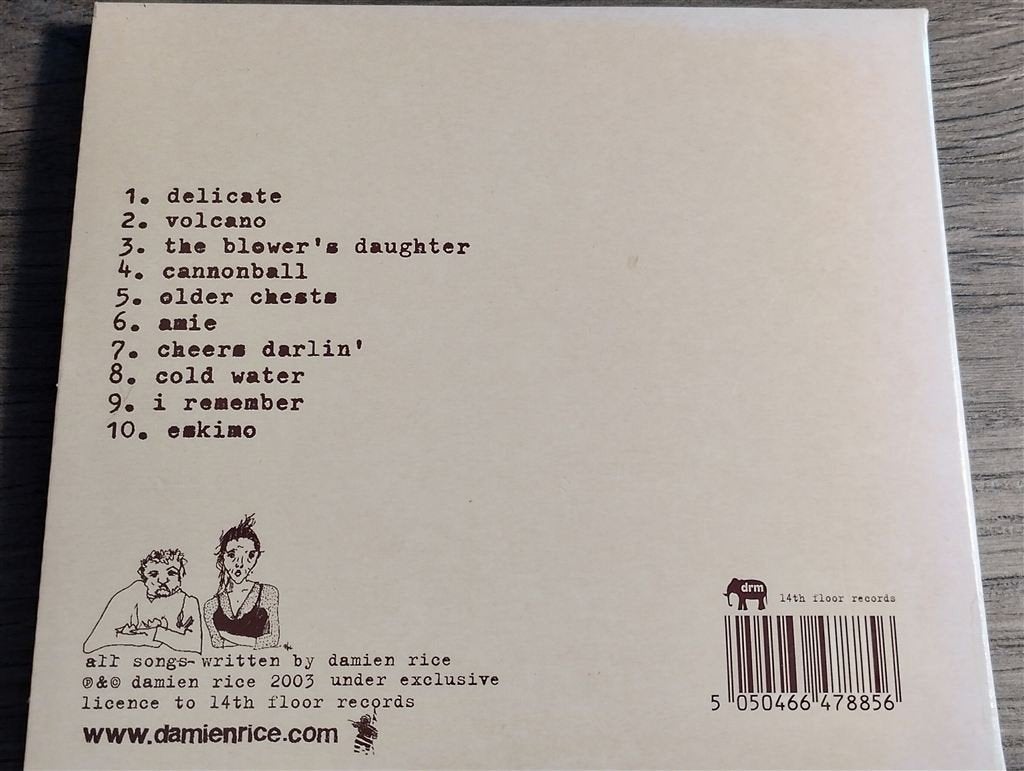 Damien Rice - O [Digisleeve], Ophalen of Verzenden, Zo goed als nieuw