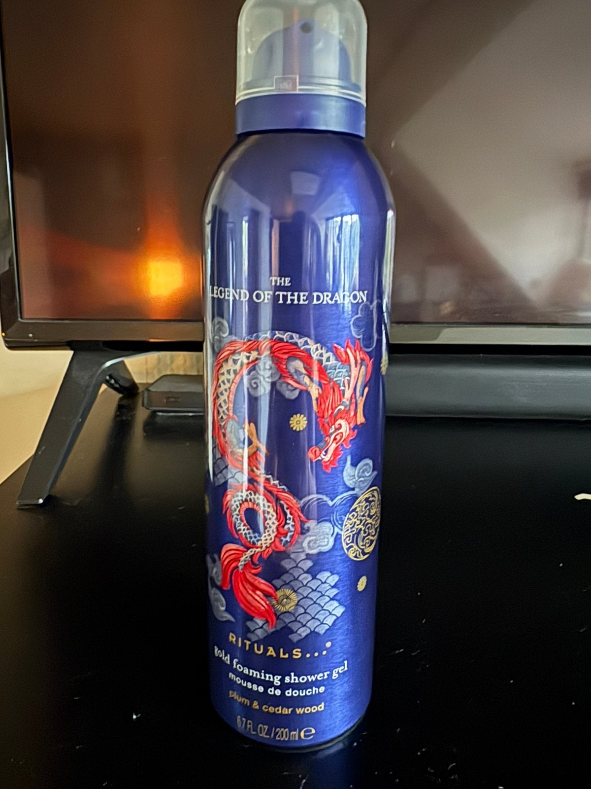 Rituals Legend of the Dragon gold foaming shower gel, Ophalen of Verzenden, Nieuw, Bad & Douche