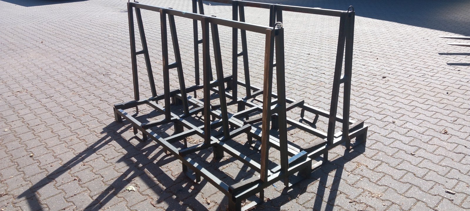2 Glasdragers van 2 meter breed, Ophalen, 160 cm of meer, 160 cm of meer