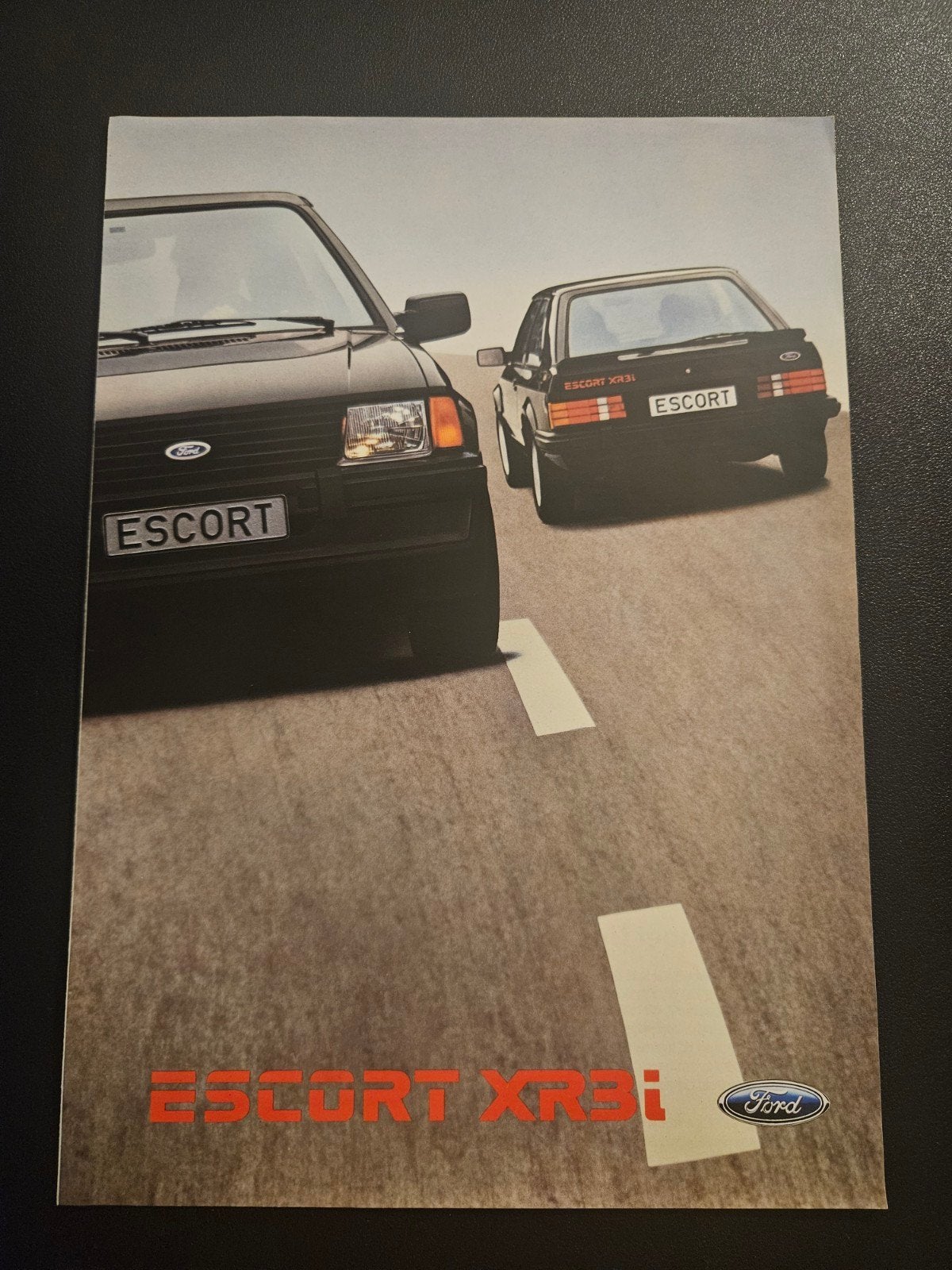 Brochure Ford Escort XR3i 1984, Boeken, Ophalen of Verzenden, Zo goed als nieuw, Ford