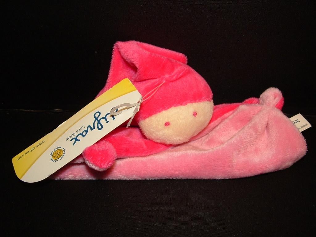 DIFRAX POPJE SOFTDOEK KNUFFELDOEK KLEIN VELOURS, Kinderen en Baby's, Ophalen of Verzenden, Nieuw, Overige typen