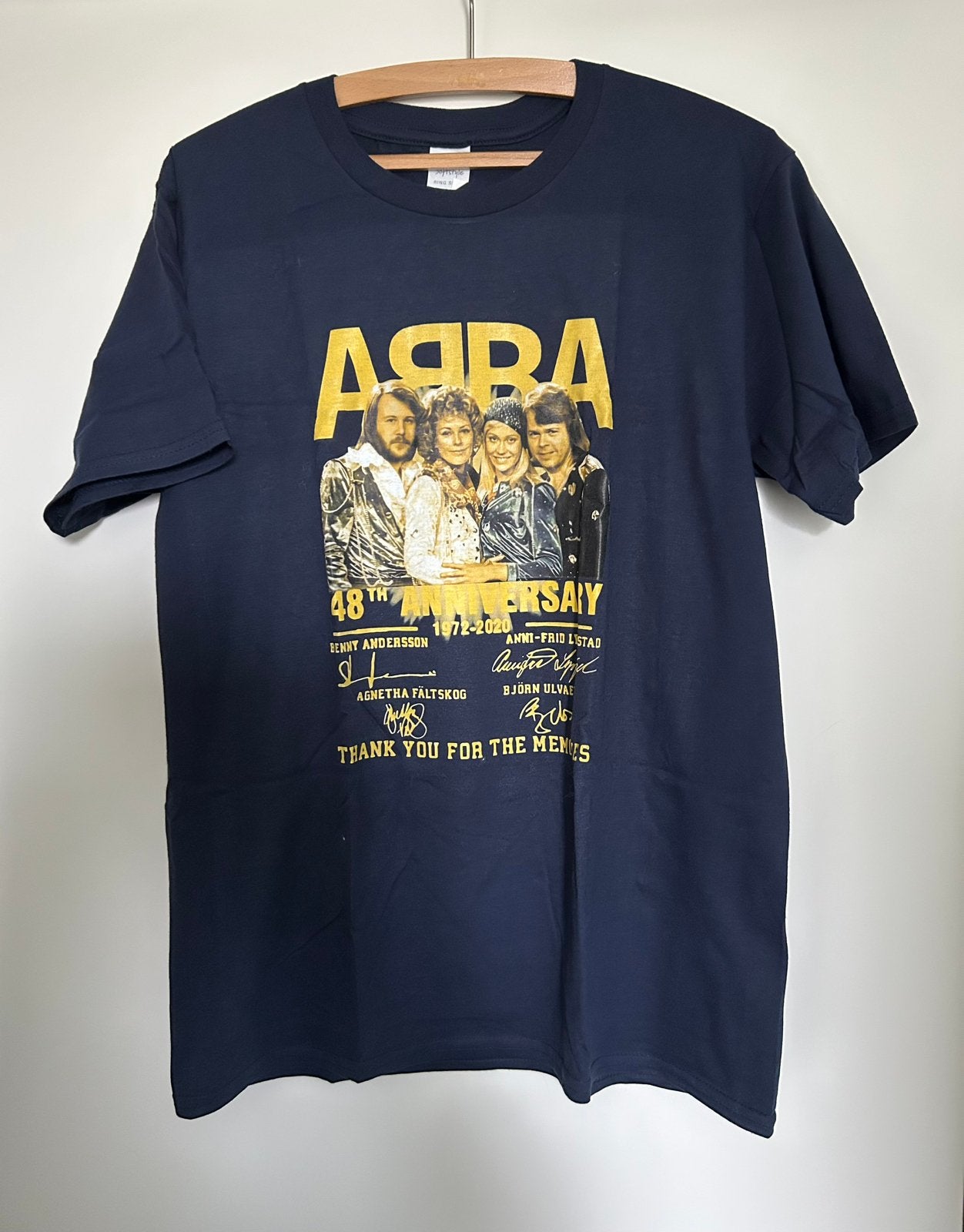 ABBA shirt maat 42, Kleding | Heren, Ophalen of Verzenden, Zo goed als nieuw, Maat 52/54 (L), Zwart