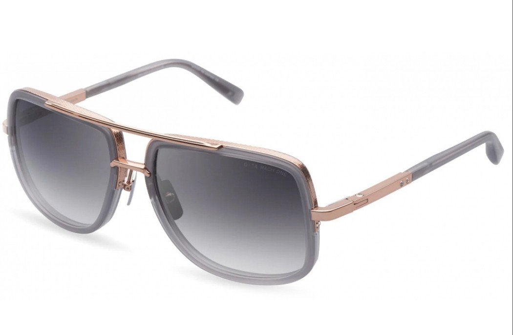 Origineel Dita Mach One DRX2030 Crystal grey | 12k Rosé Goud, Overige merken, Zonnebril, Overige kleuren, Ophalen of Verzenden